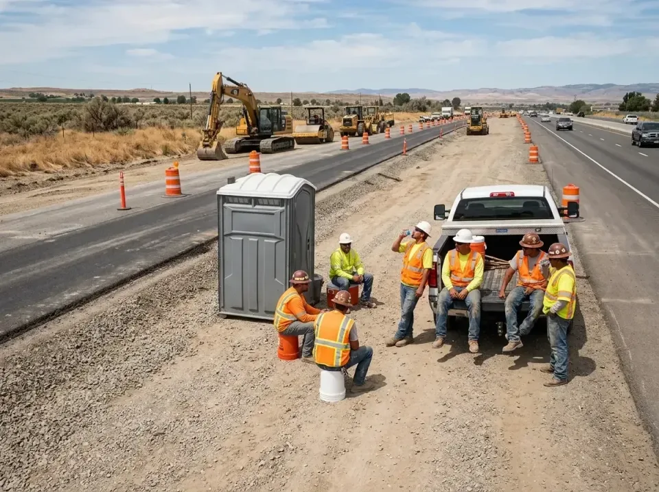 highway-road-construction-crew-007 — frequently asked questions, Porta Potty and Restroom Rentals in Cos Cob, CT